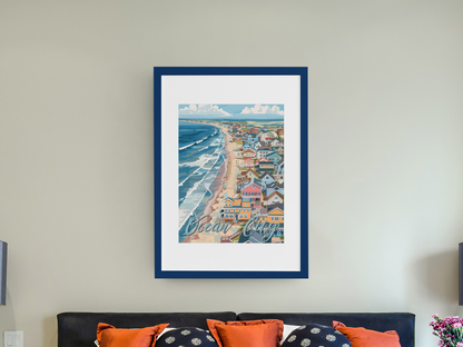 Ocean City Travel Poster