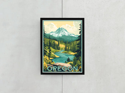 Oregon Travel Poster