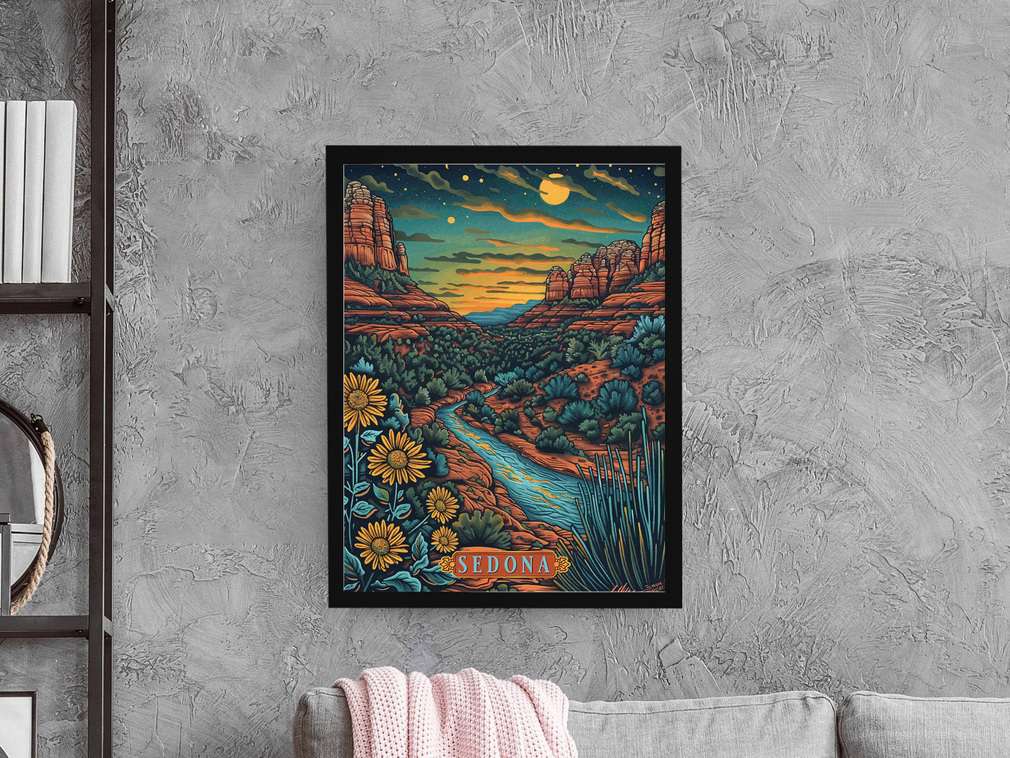 Sedona Travel Poster