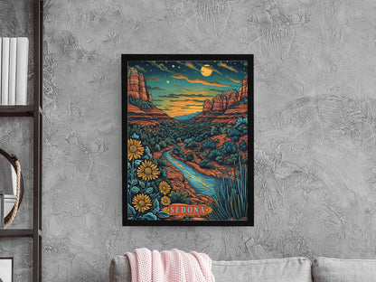 Sedona Travel Poster