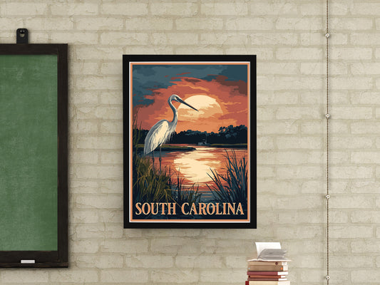 South Carolina Travel Poster