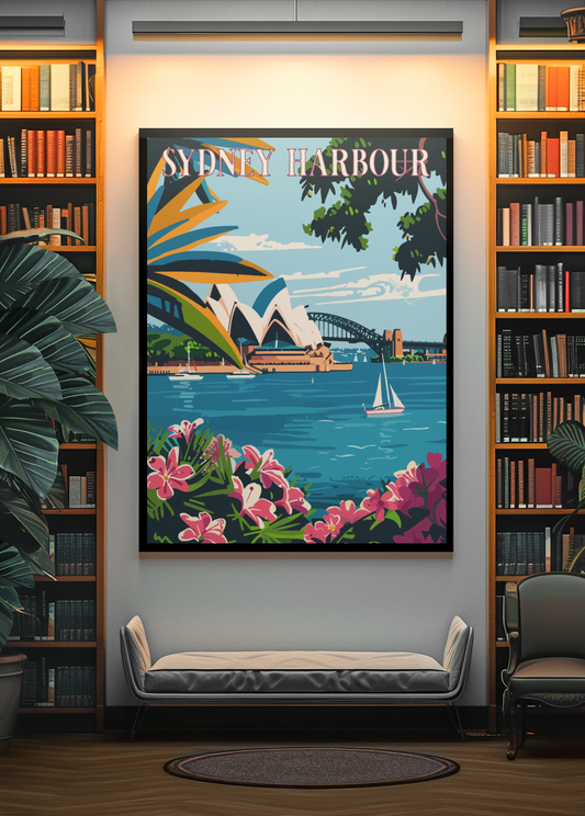Sydney, Australia Travel Poster
