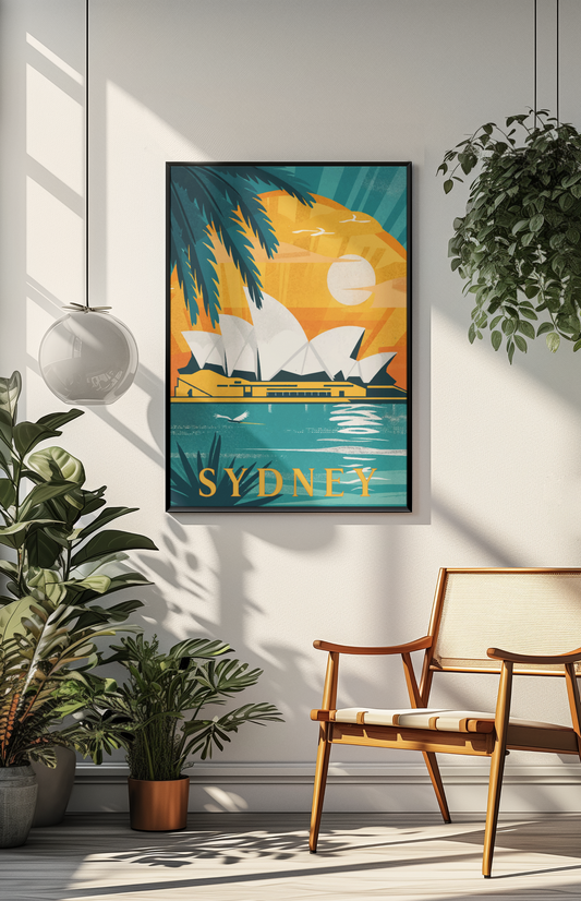 Sydney, Australia Travel Poster
