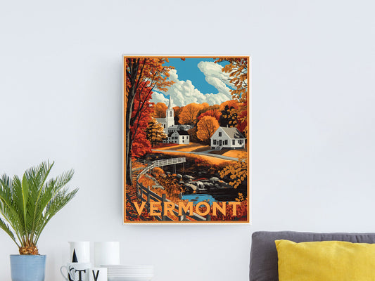 Vermont Travel Poster