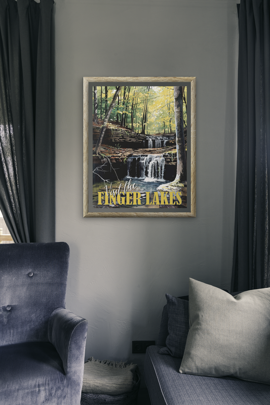 Finger Lakes Travel Poster