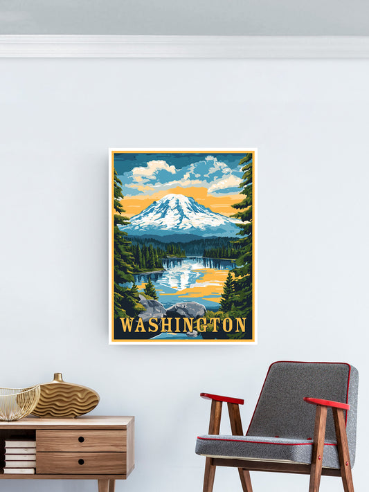 Washington Travel Poster