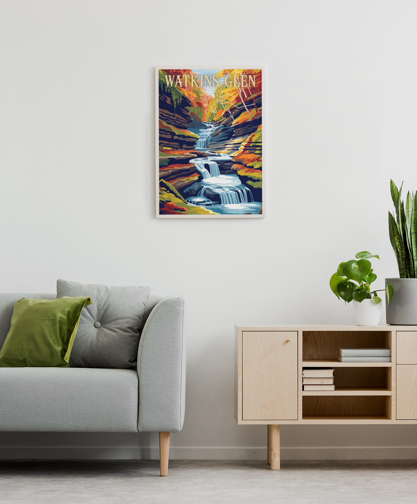 Watkins Glen Travel Poster