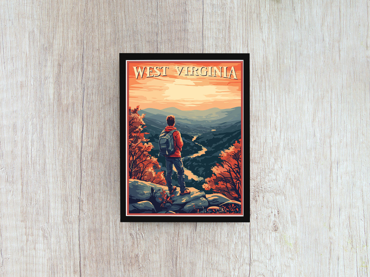 West Virginia Travel Poster