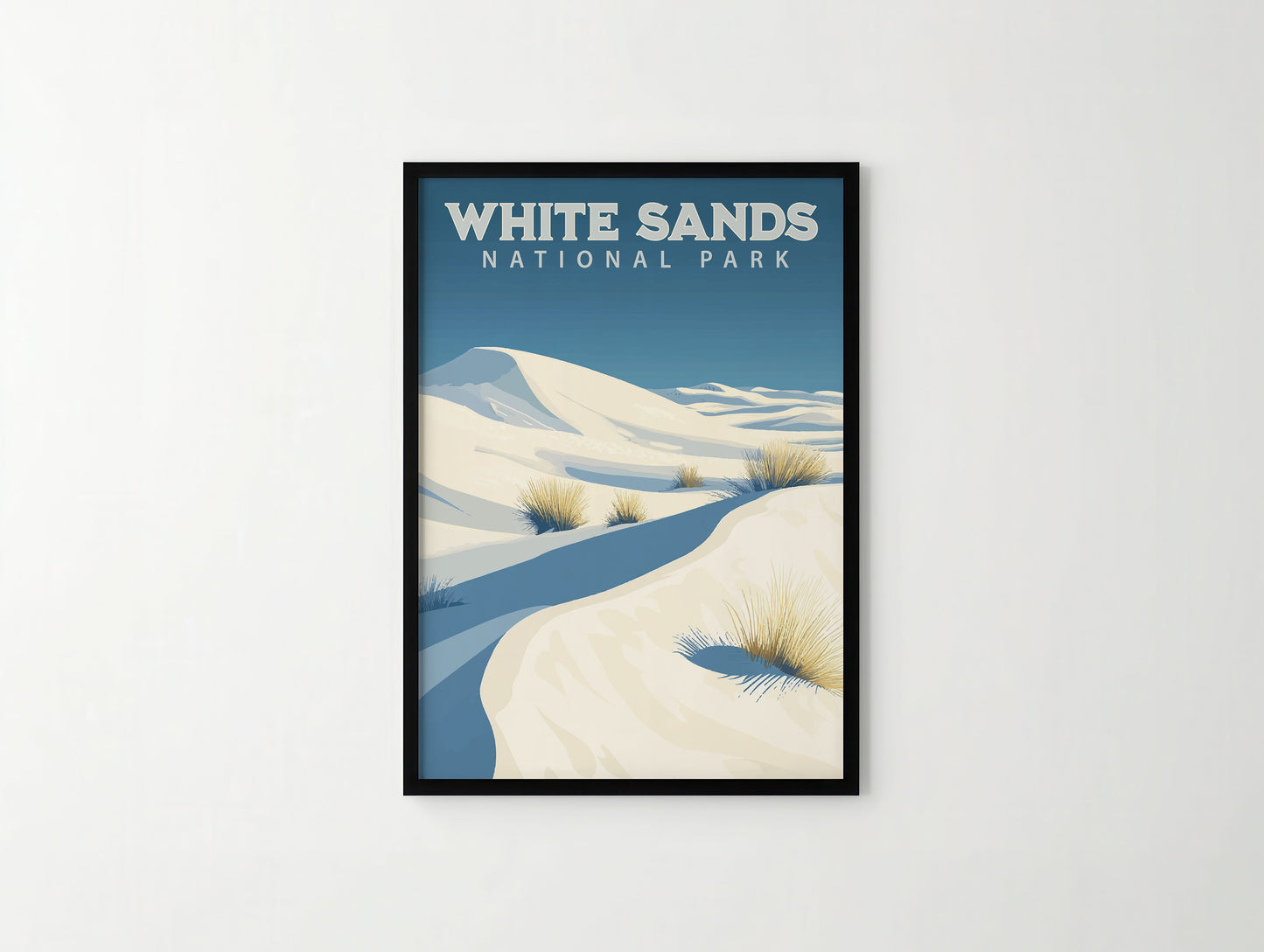 White Sands National Park Travel Poster