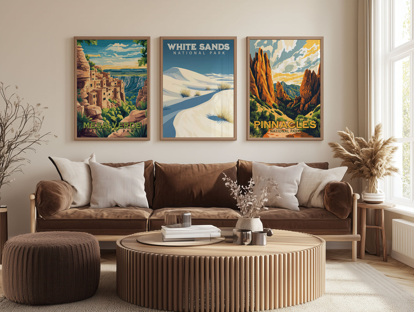 White Sands National Park Travel Poster