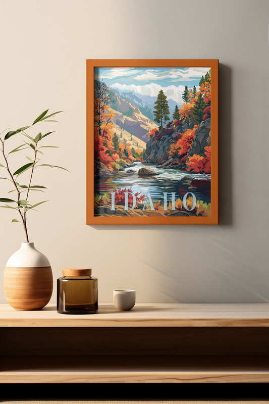 Idaho Travel Poster